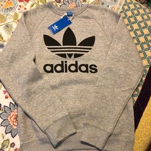Men’s Adidas trefoil sweatshirt (Small)